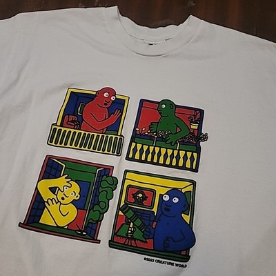 Danny Cole's Creature World Creative Windows 2023 T-SHIRT Size Large Rare! Block