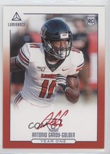 2020 Panini Luminance Year One Signatures RPS Red Antonio Gandy-Golden Auto 7m0