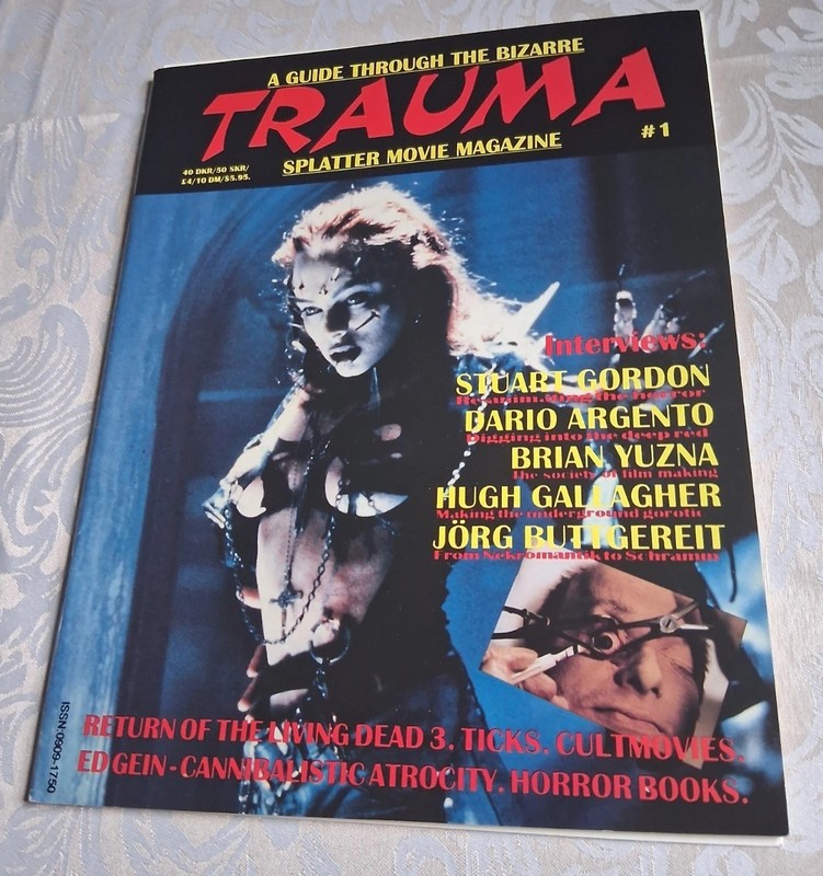 Splatter Movie Magazine Issue #1 A Guide Through The Bizarre Trauma
