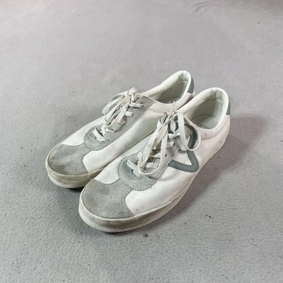 Vans Shoes Mens Size 11.5 White Canvas Low Top Skate Casual Lace Up Sneakers