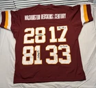 Vintage Washington Redskins Jersey Mens XL Burgundy NFL Autographed Century Best