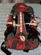 Kelty Storm 3600 Hiking Backpack Bag Outdoor Black and Red Pockets