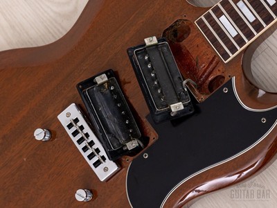 1974 Gibson SG Standard Vintage Guitar Walnut 100% Original