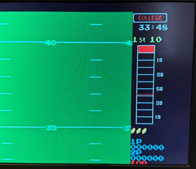 10 YARD FIGHT a PCB from IREM in 1983. Rewired to JAMMA.
