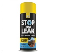 Stop That Leak Repair Spray Piping Guttering Window Roof Sealer Black 400ml