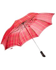 Burberry Check Umbrella Red
