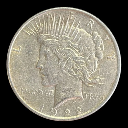 1922 Peace Silver Dollar, XF