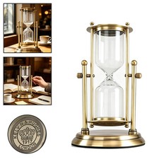 Sanduhr Ohne Sand,Dekorative Sanduhr mit Meta...