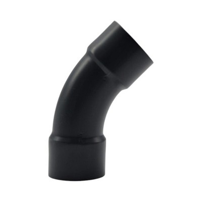 PVC-U Bogen 45 Grad | Pool Fitting für Poolverrohrung | PVC Rohrbogen 45 Grad