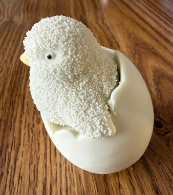 Dept 56 Chick in Egg Figurine Bisque Porcelain from  Easter Collection - NWOB