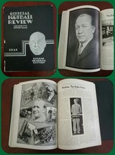 Notre Dame 1931 Football Review Knute Rockne Memorial Edition Extremely Rare 