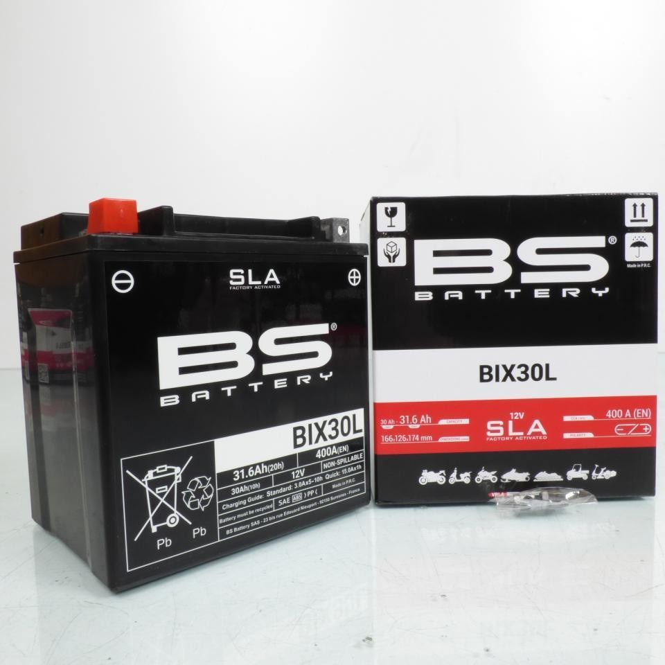Batterie SLA BS Battery YTX20HL pour Moto Harley Davidson 1580 FLH Touring 2008-2009