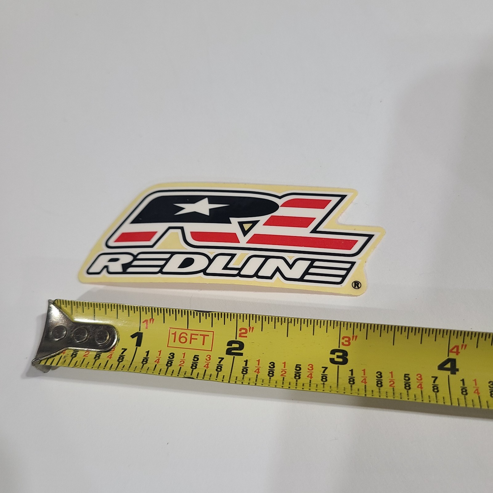 Original Redline Bmx Sticker NOS Red White Black