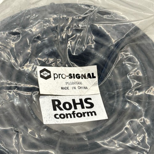 pro-SIGNAL RG-59/U Phono RCA Cable 66ft PSG00566 Coaxial RoHS - Picture 2 of 5