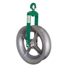 Greenlee 652 Cable Puller Sheave, Hook Type, 18 In