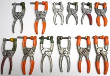 12 Pc  Knuvise / De-Sta-Co 1.5" & 2"  Toggle Clamp Tool Lot