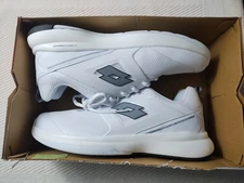 Lotto Pronto 400 Pickleball - White / Gray - 24MPG1 - Mens Size 13