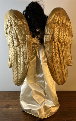 Vintage Holiday Creations 24” Animated African American Angel With