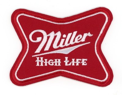 Miller High Life Patch   The Champagne of Beers   Iron-On Badge