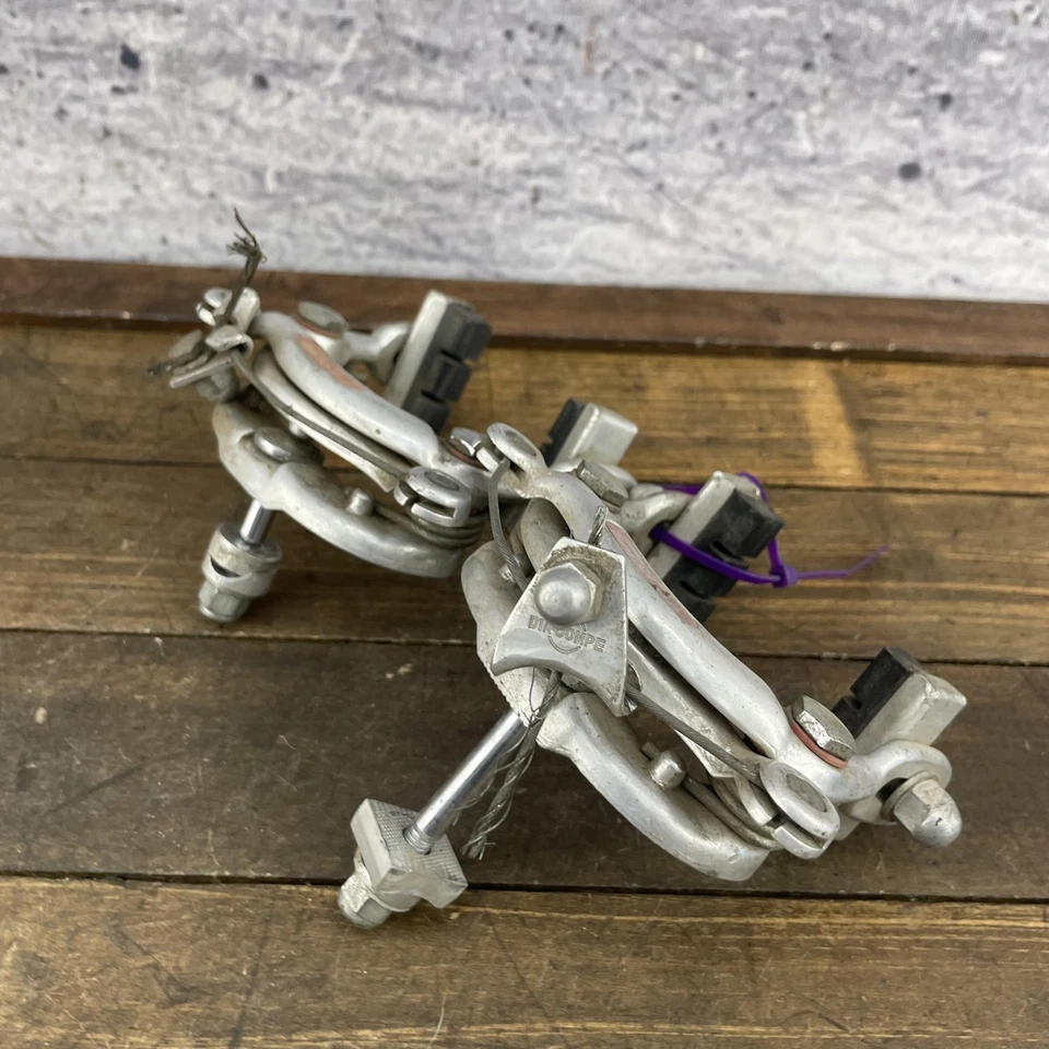 Vintage Dia-Compe Center Pull Brake Calipers Set Road Bike Japan Alloy 360g - Image 2 of 4