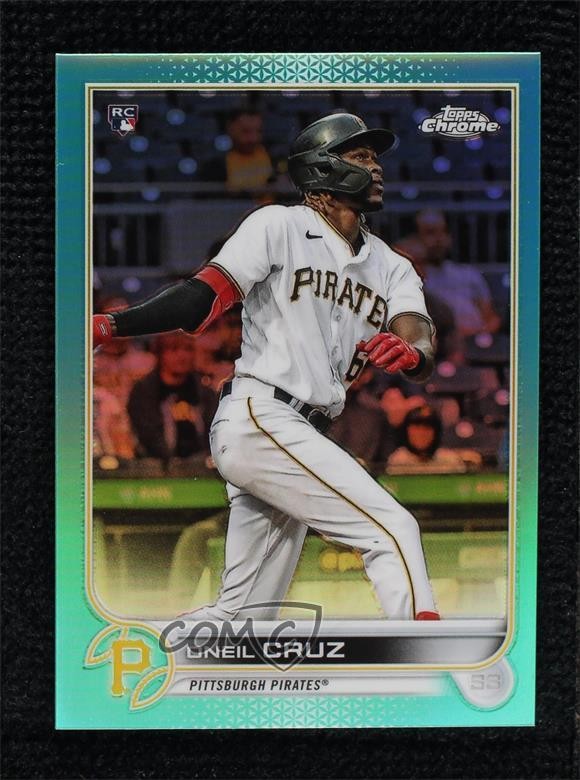2022 Topps Chrome Aqua Refractor 84/199 Oneil Cruz #128 Rookie RC 0hk3