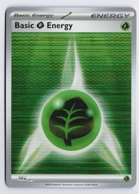 Basic Grass Energy - SVE #017 SVE: Scarlet & Violet Energies Holofoil NM