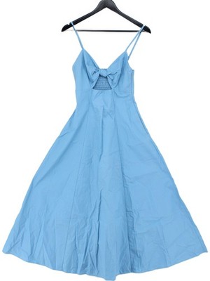 Pixie Market Skater Midikleid M in Blau