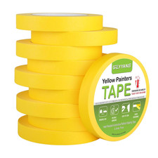 Yellow Painters Tape, Automotive Masking Tape - Yellow Masking Tape for Walls Pa
