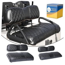 Golf Cart Front and Rear Seat Diamond Covers Kit Fits Club Car DS 2000.5