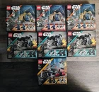 7 LEGO Star Wars Battle Packs 75412 75449 75373 Death & Night Trooper Mandalore