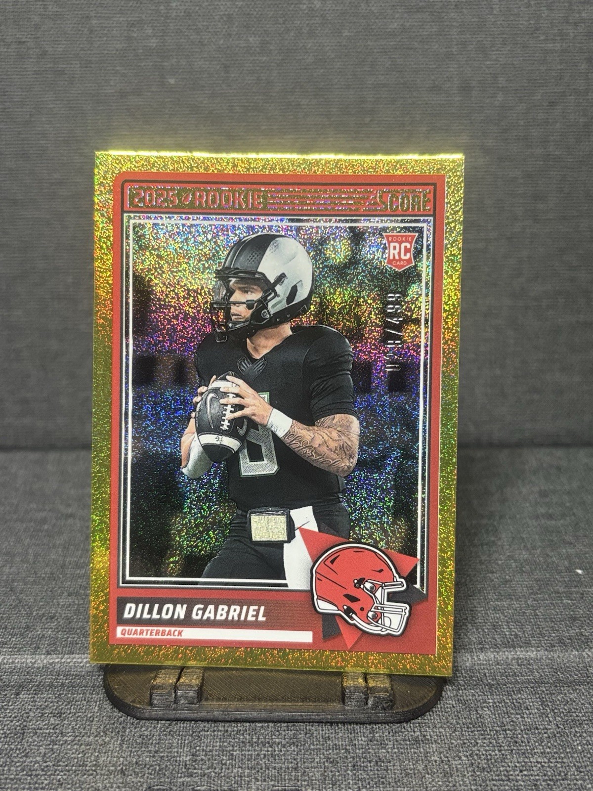 2025 Score - Rookies Dillon Gabriel #41 Gold Dots /499 (RC)