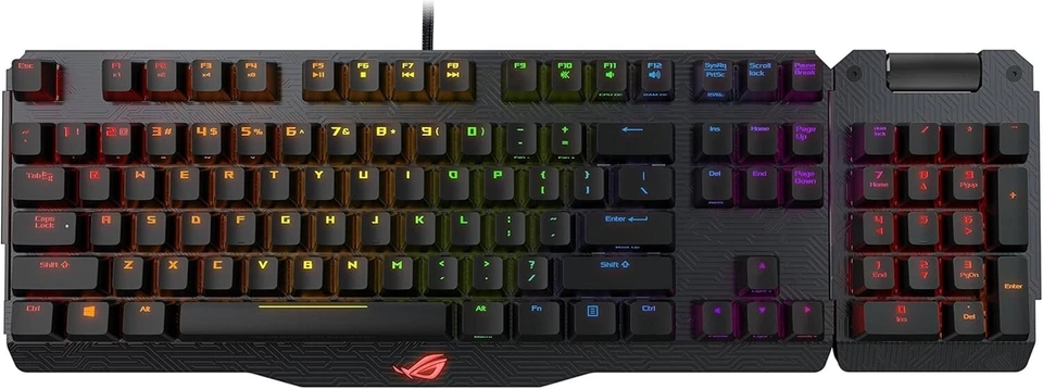 Asus ROG Claymore mechanische Gaming Tastatur Cherry MX Red RGB Aura Sync QWERTZ - Bild 2 von 4