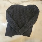 Polo Ralph Lauren Girls Cable Knit Cardigan Size 5 Navy — photo 4