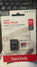 Sandisk Ultra Plus 64GB Micro SD Card - 150MB/s