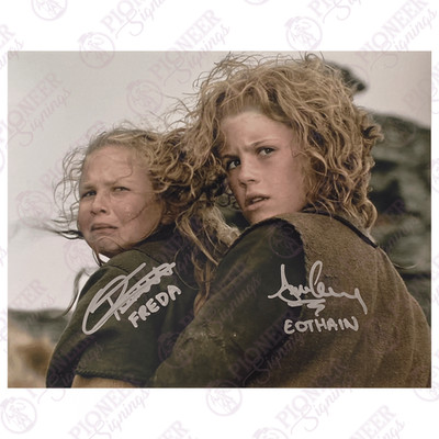 Lord of the Rings: Freda & Eothain 8'' x 10'' Print Signed by Olivia Tennet & S...