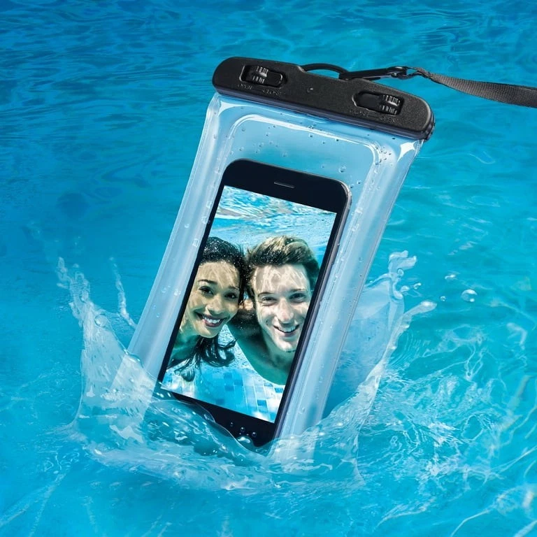 Bolsa protectora impermeable para teléfono Bluescape correa de transporte diseñada ro flotador se adapta a la mayoría Foto 3 de 4