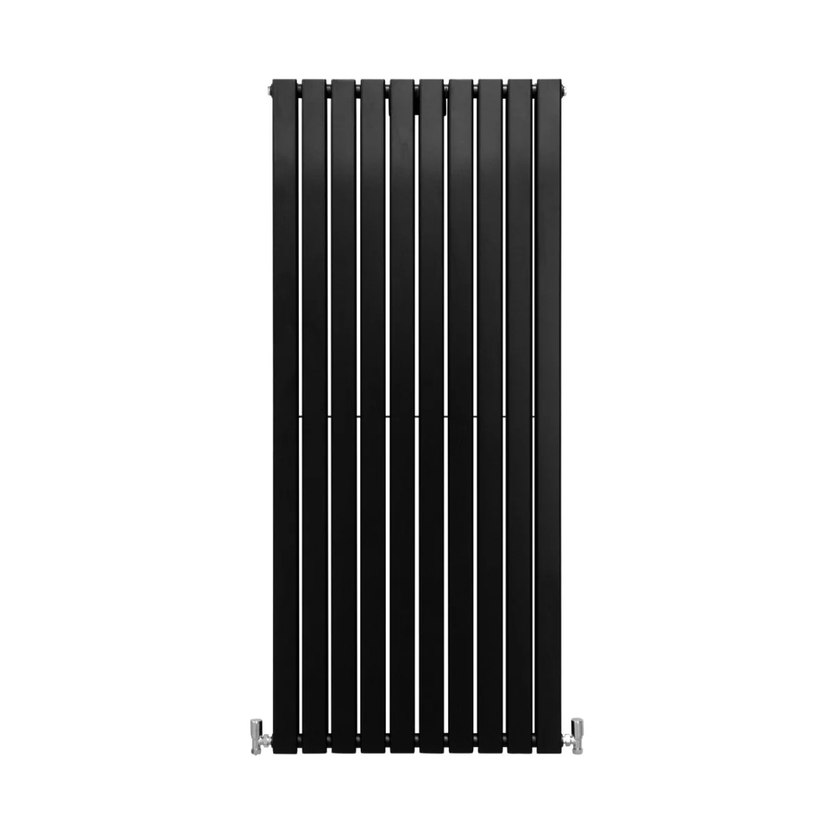 Radiateur plat mural design 160x70 cm finition haut de gamme acier noir