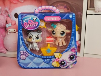 Littlest Pet Shop Serie 4 G7 Haustierpaare Landhaus Picknick Collie #245 Lamm #246 Neu