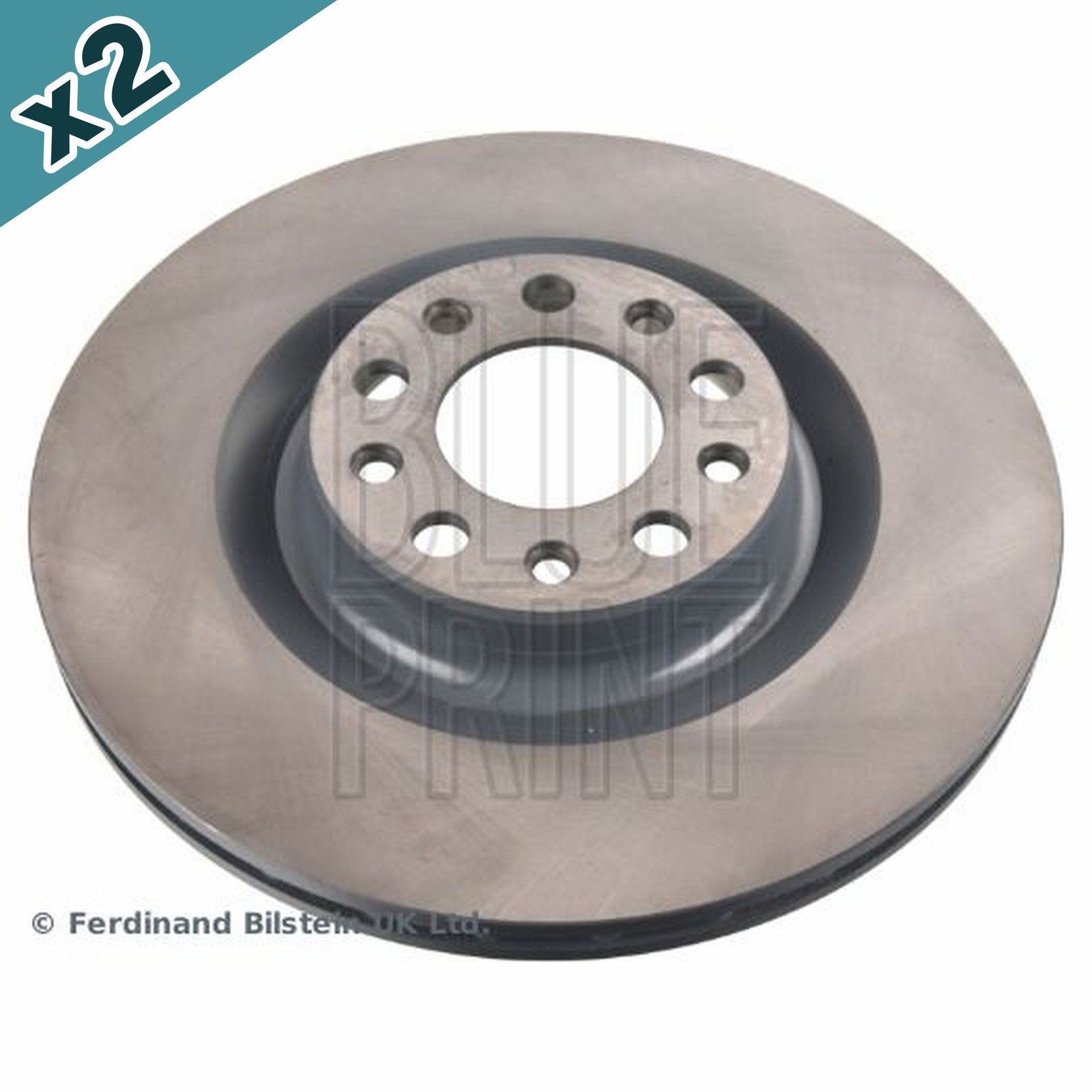 Blueprint ADBP430053 Brake Disc Rear Coated Fits Alfa Romeo Giulia Stelvio