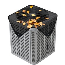36 x 36 Inch Central Air Conditioner Cover for Outside 36'' x 36'', black