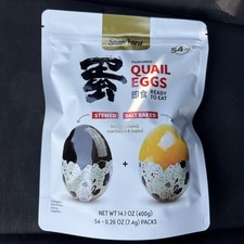 New The Snack Yard Flavored Quail Eggs - 54 Count X .26 oz, Chinese New Year!