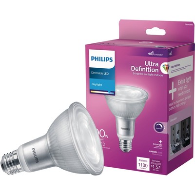 Philips Ultra Definition 100W Equivalent Daylight PAR30L Medium Dimmable LED