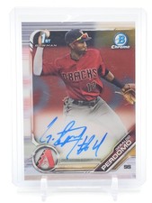 GERALDO PERDOMO 2019 BOWMAN CHROME 1ST ROOKIE AUTO #CPA-GP Q3668