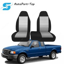 6040 High Back Both Side Seat Cover Black Gray For Ford Ranger 2004-2012 6040 High Back Both Side Seat Cover Black Gray For Ford Ranger 2004-2012