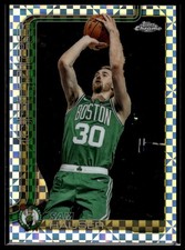 2025-26 Topps Chrome #14 Sam Hauser X-Fractor