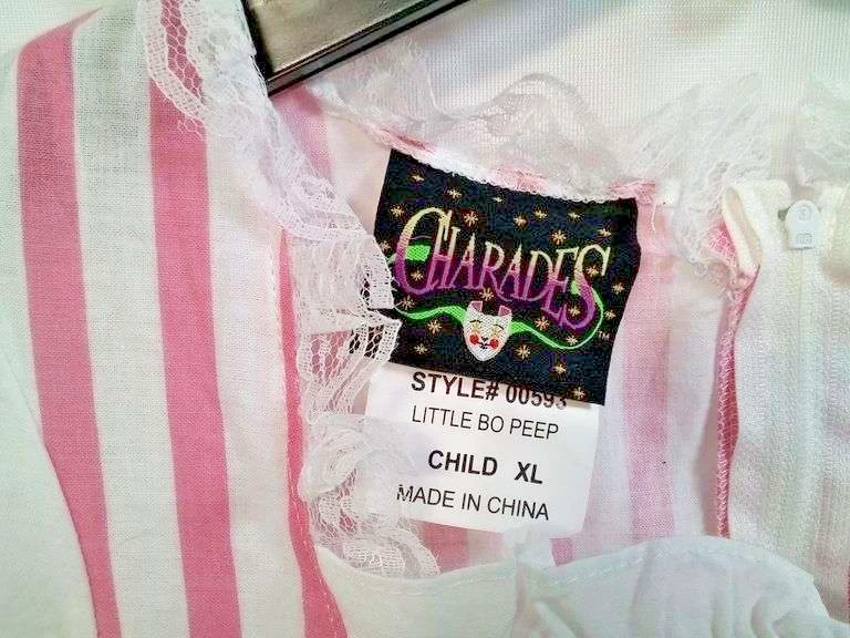 Charades Child's Pink Little Bo Peep Costume – Pink/White Size: XL - Dress Only - Image 2 of 4