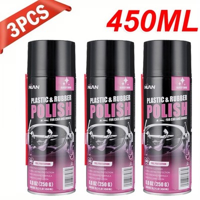 3Pack Car Interior Polish 450ml Car Interior Cleaner Interior Detailer Spray New