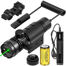 Green Laser Sight Rifle Dot Tactical Scope Picatinny Rail with Remote Switch