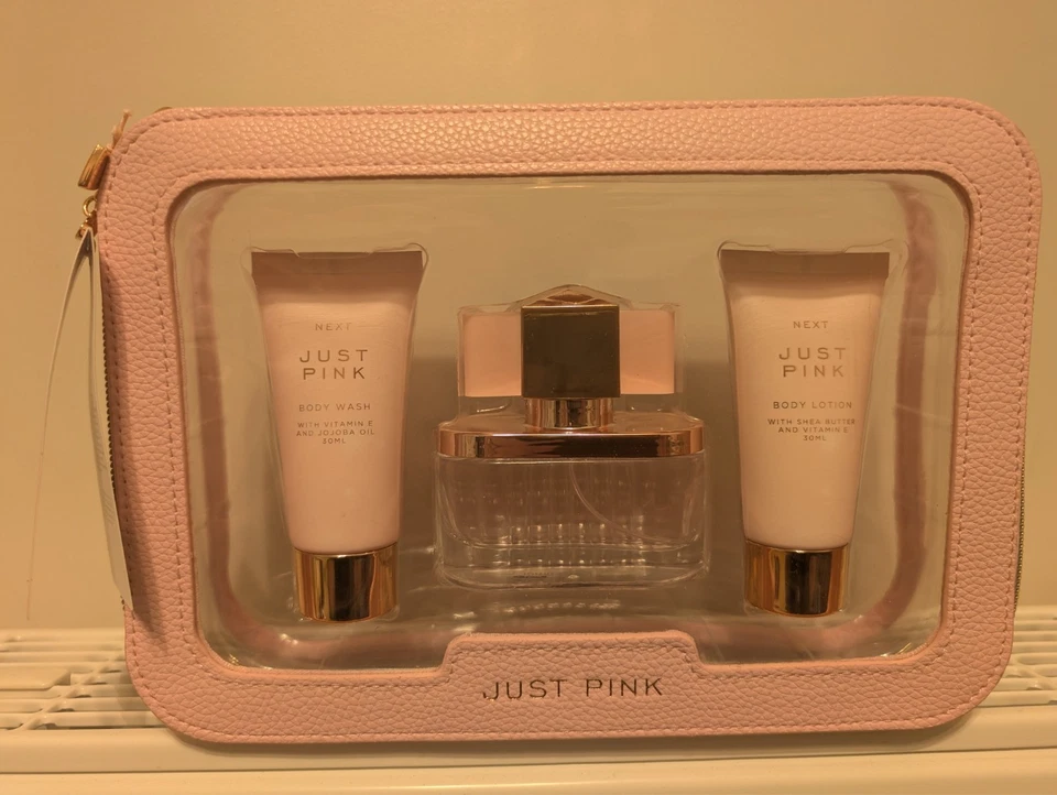 Next Just pink Eau De Parfum Cosmetic Bag Set - Image 2 of 3