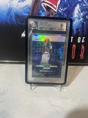 Michael Jordan 2002-03 Finest Refractors #100 Topps Chrome 082/250 Pop 13